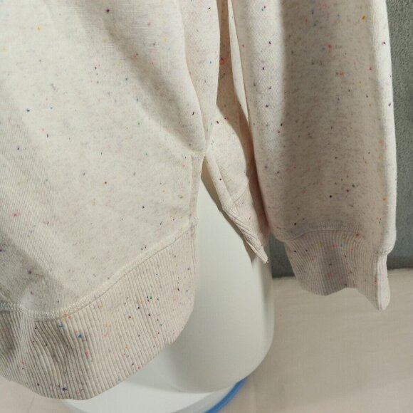 NWT $49 Style&Co Sprinkle Cozy Sweatshirt Women Pullover Casual Fall Cream - Picture 5 of 10